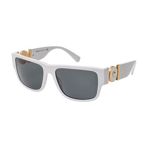 versace sunglasses white round|unisex versace sunglasses.